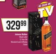 Johnnie Walker Black Lable 12 Year Old Blended Scotch Whisky-750ml