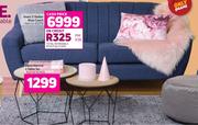 Imani 3 Seater Blue Couch