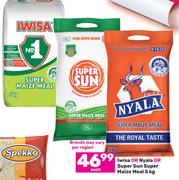 Iwisa Or Nyala or Super Sun Super Maize Meal-5kg Each