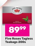 Five Roses Tagless Teabags-200s