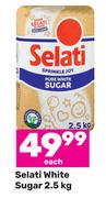 Selati White Sugar-2.5kg Each