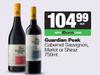 Guardian Peak Cabernet Sauvignon Merlot Or Shiraz-750ml