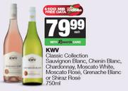 KWV Classic Collection Sauvignon,Chenin,Chardonnay,Moscato White,Rose,Grenache Or Shiraz-750ml