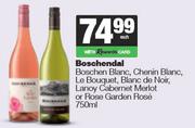 Boschendal Boschen,Chenin,Le Bouquet,Blanc De Noir,Lanoy Cab Merlot Or Rose Garden Rose-750ml