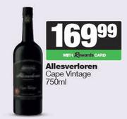 Allesverloren Cape Vintage-750ml