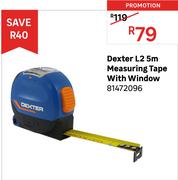 Dexter L2 5Mtr Measuring Tape With Window 81472096