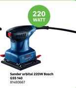 Bosch Orbital Sander 220W GSS140 81480667