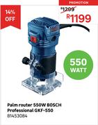 Bosch Professional Palm Router 550W GKF-550 81453084