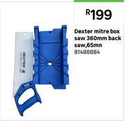 Dexter Mitre Box Saw 360mm Back Saw 81488884