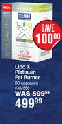 USN Lipo X Platinum Fat Burner 80 Capsules