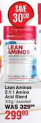 Biogen Lean Aminos 2:1:1 Amino Acid Blend Assorted-300g