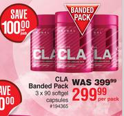 Primal CLA Banded Pack 3 x 90 Softgel Capsules-Per Pack