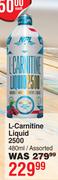 NPL L-Carnitine Liquid 2500 Assorted-480ml