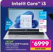Acer Intel Core A315 i3 Laptop