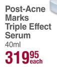 Eucerin Dermo Purifyer Oil Control Post Acne Marks Triple Effect Serum-40ml Each