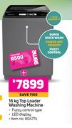 Hisense 16Kg Top Loader Washing Machine