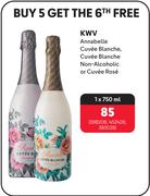 KWV Annabelle Cuvee Blanche, Cuvee Blanche Non Alcoholic Or Cuvee Rose-750ml 