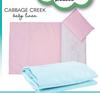 Cabbage Creek Baby Linen Cot Fitted Sheet Standard Size Assorted Colours