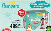 Pampers Pants Sizes 3-6 Mega Box-Per Box