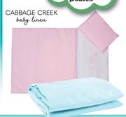 Cabbage Creek Baby Linen Cot Set 3 Piece Assorted Colours