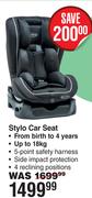Bambino Stylo Car Seat