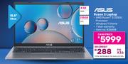 Asus 15.6"(39cm) Ryzen 3 Laptop
