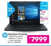 Hp 15.6"(39cm) Intel Core i3 Laptop