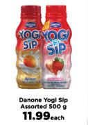 Danone Yogi Sip Assorted-500g Each