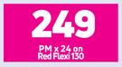 2 x Samsung Galaxy A03 Smartphone-On Red Flexi 130 + On Flexi 70