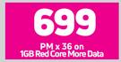 2 x Apple iPhone 11 64GB Smartphone-On 1GB Red Core More Data + On Promo 70