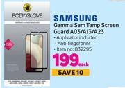 Samsung Gamma Sam Temp Screen Guard A03/A13/A23-Each