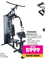 Trojan elite gym deals 1.0 exercises