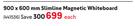 Pen Gear 900 x 600mm Slimline Magnetic White Board-Each