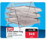 Aro 3 Tier Letter Tray-Each