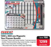 Parrot 1200 x 900mm Magnetic Year Planner Bundle-Per Bundle