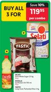 Selati Pure White Sugar 2.5Kg + Excella Sunflower Oil 750ml-All For 3
