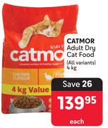Catmor Adult Dry Cat Food (All Variants)-4Kg Each