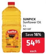 Sunpick Sunflower Oil-2L Each
