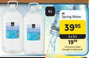M Spring Water-2 x 5L