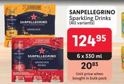 Sanpellegrino Sparkling Drinks (All Variants)-6 x 330ml