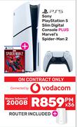 Sony Play Station 5 Slim Digital Console Plus Marvel's Spider Man 2-On Home Internet 200GB