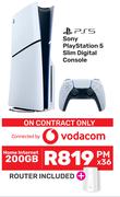 Sony Play Station 5 Slim Digital Console-On Home Internet 200GB
