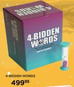 4 Bidden Words Card Game