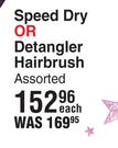 Wet Brush Pro Speed Dry Or Detangler Hairbrush Assorted-Each