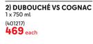 Bisquit & Dubouche VS Cognac-750ml Each