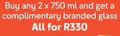 Gordon's London Dry Gin Or Pink Berry Or Sunset Orange-2 x 750ml