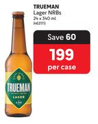 Trueman Lager NRBs-24 x 340ml Per Case