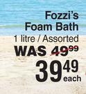 Fozzi's Foam Bath Assorted-1Ltr Each