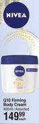 Nivea Q10 Firming Body Cream Assorted-400ml Each