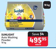 Sunlight Auto Washing Powder-18Kg Each
